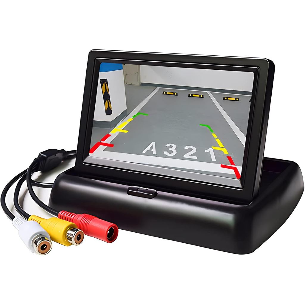 B-Qtech 4.3 inch Foldable TFT LCD Backup Camera Monitor Screen only ...