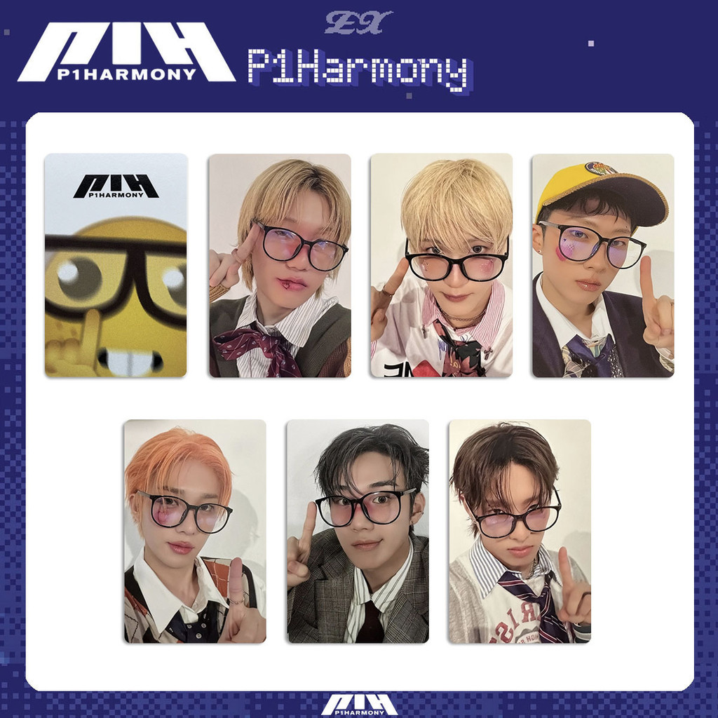 6pcs P1HARMONY EX DUH! 8th Mini Album Lomo Cards SW KTOWN4U MUSIC