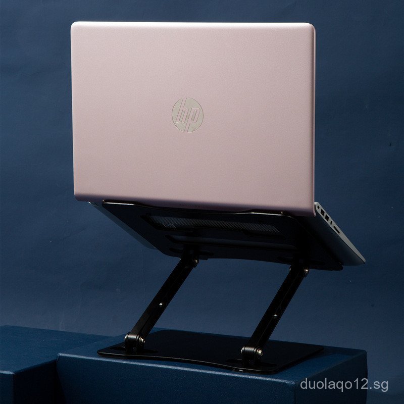 Three-layer heightening aluminum alloy laptop stand Desktop Height ...