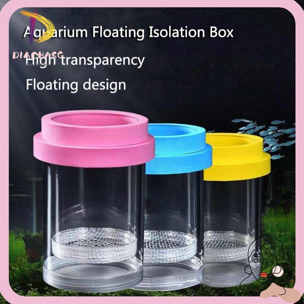 DIACHASG Floating Fish Breeding Isolation Box, Aquarium Breeder Shrimp ...