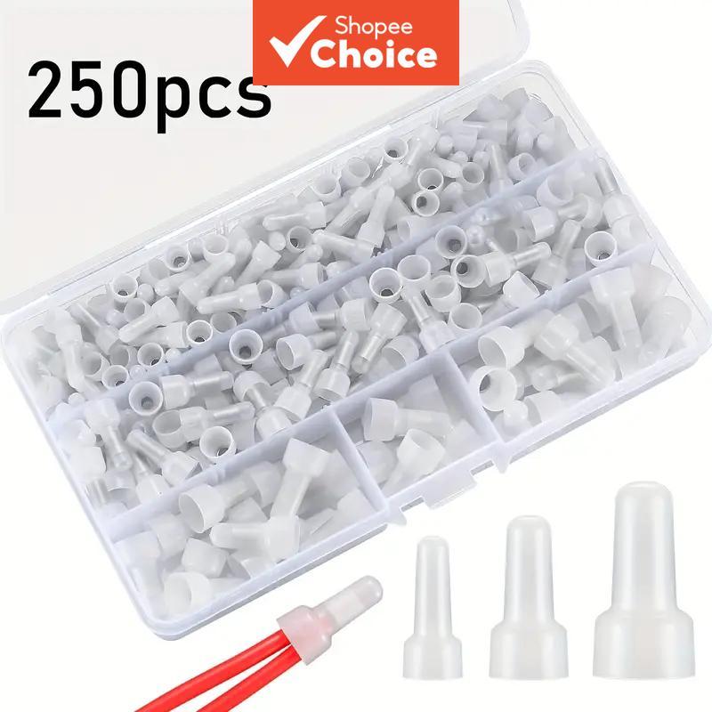250pcs CE1/CE2/CE5 Connector Kit - Insulated Copper Crimp Terminals for ...
