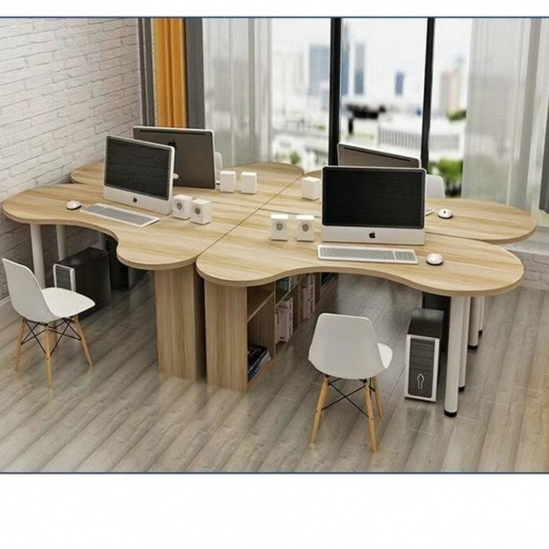Corner Writing Desk Balcony Approximate Table Bedroom Curved Computer ...