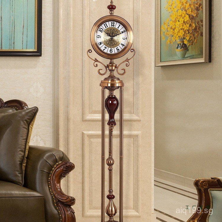 Standing Clock Villa Vertical Living Room Table Clock Decorative Clock ...