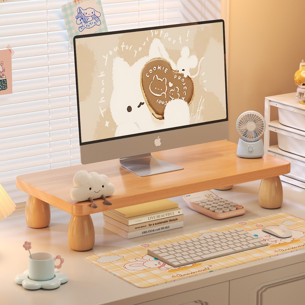 Desktop Computer Elevated Rack Monitor Elevated Rack Desktop Rack ...