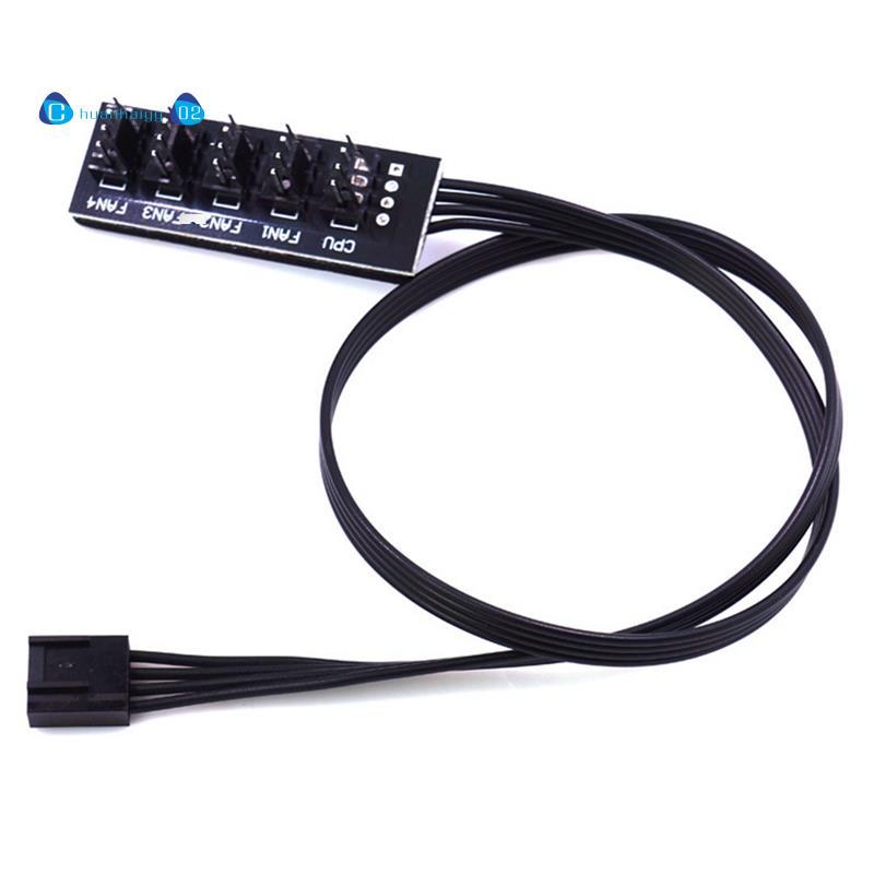 40cm 1 to 5 4-Pin TX4 PWM Fan CPU HUB Splitter 4-Pin PWM Fan CPU HUB ...