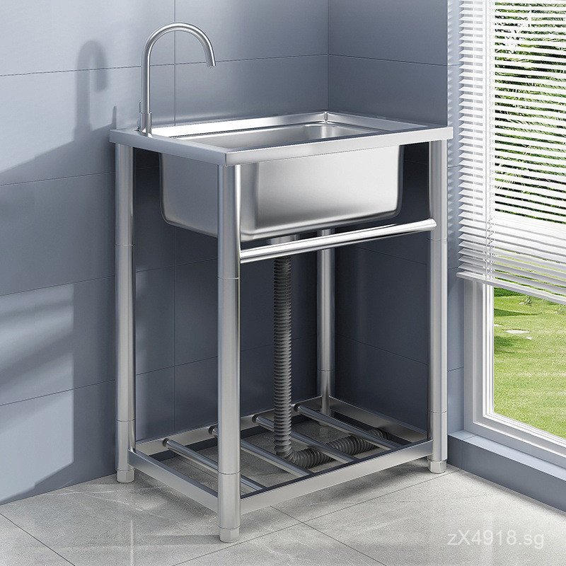 Sink Basin Vegetable Washing Basin Kitchen Household with Stand Hand ...