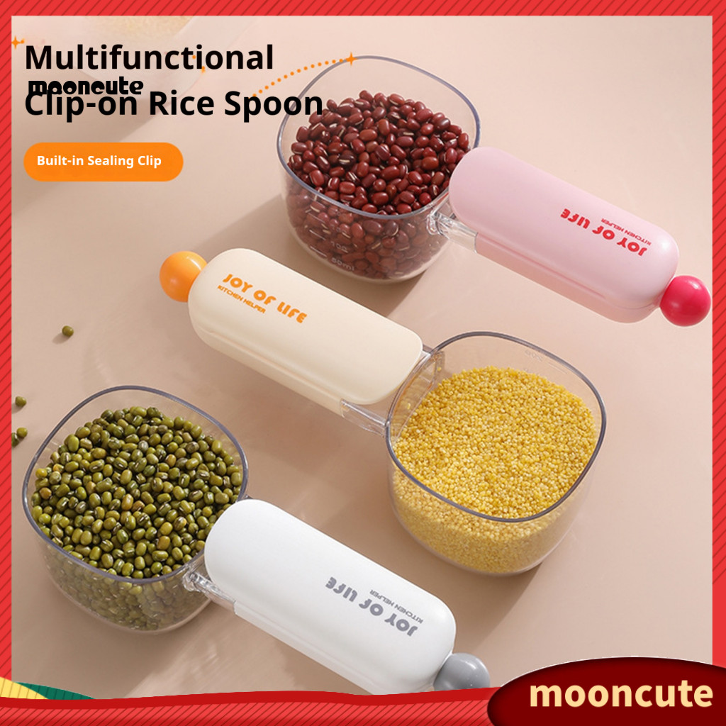 mooncute| Easy to Replace Measuring Spoon Clip-on Measuring Spoon Multi ...