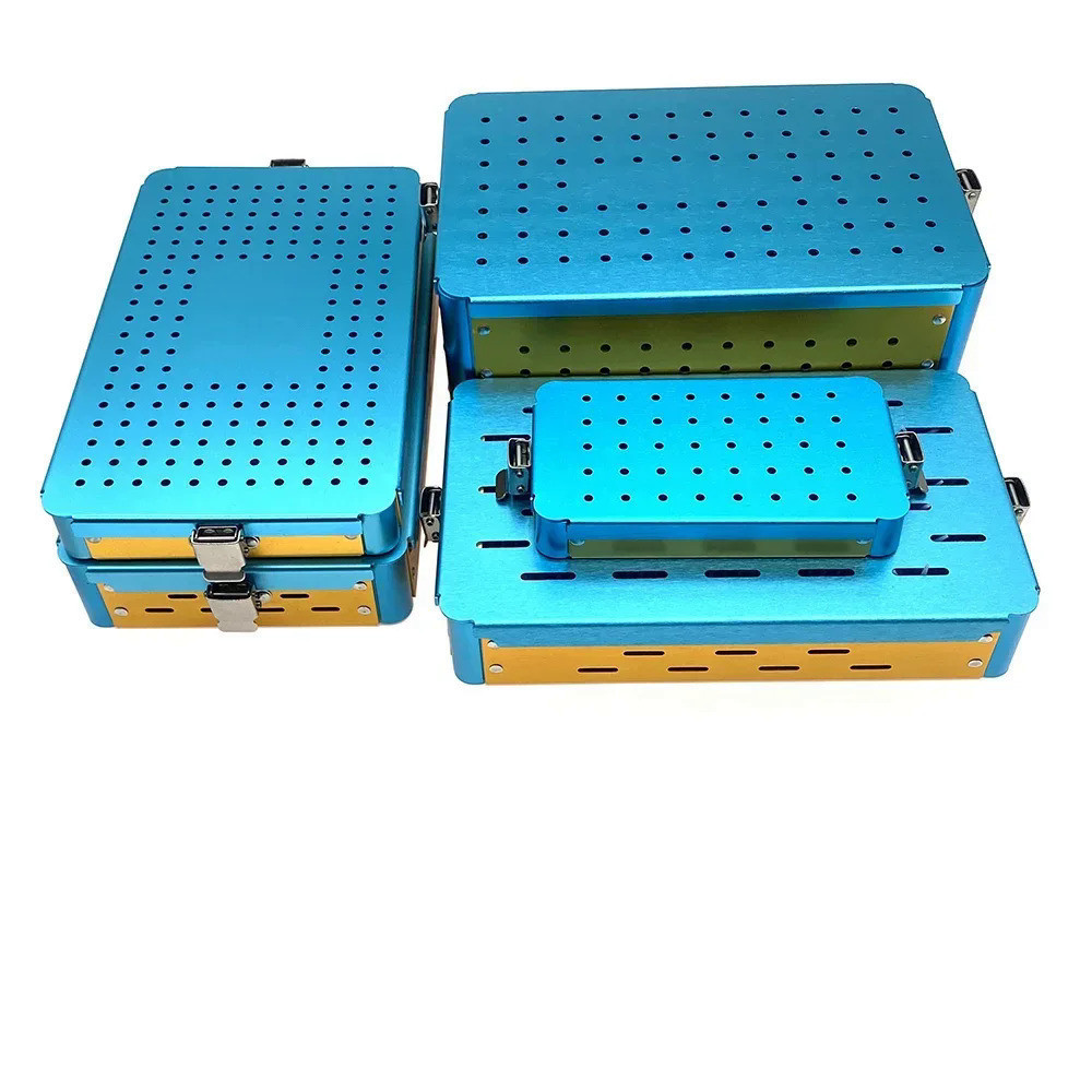 Aluminum Microsurgery Instrument Sterilization Box Micro Surgical ...
