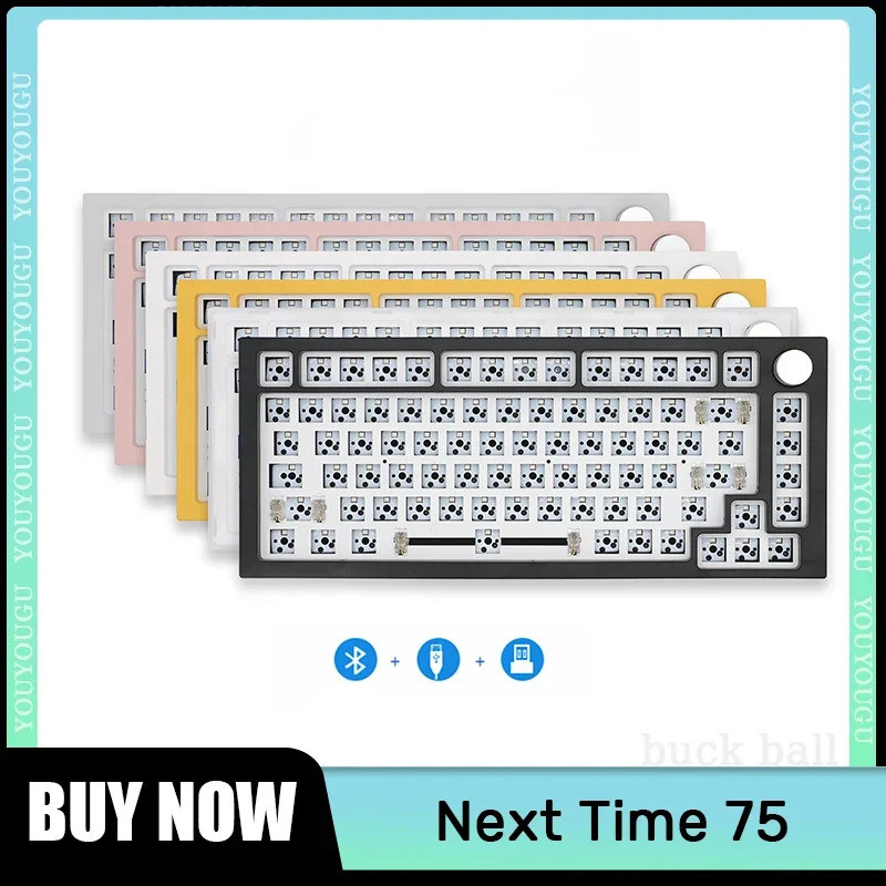 Next Time 75 Mechanical Keyboard Kit Nexttime 75 Wired Wireless ...