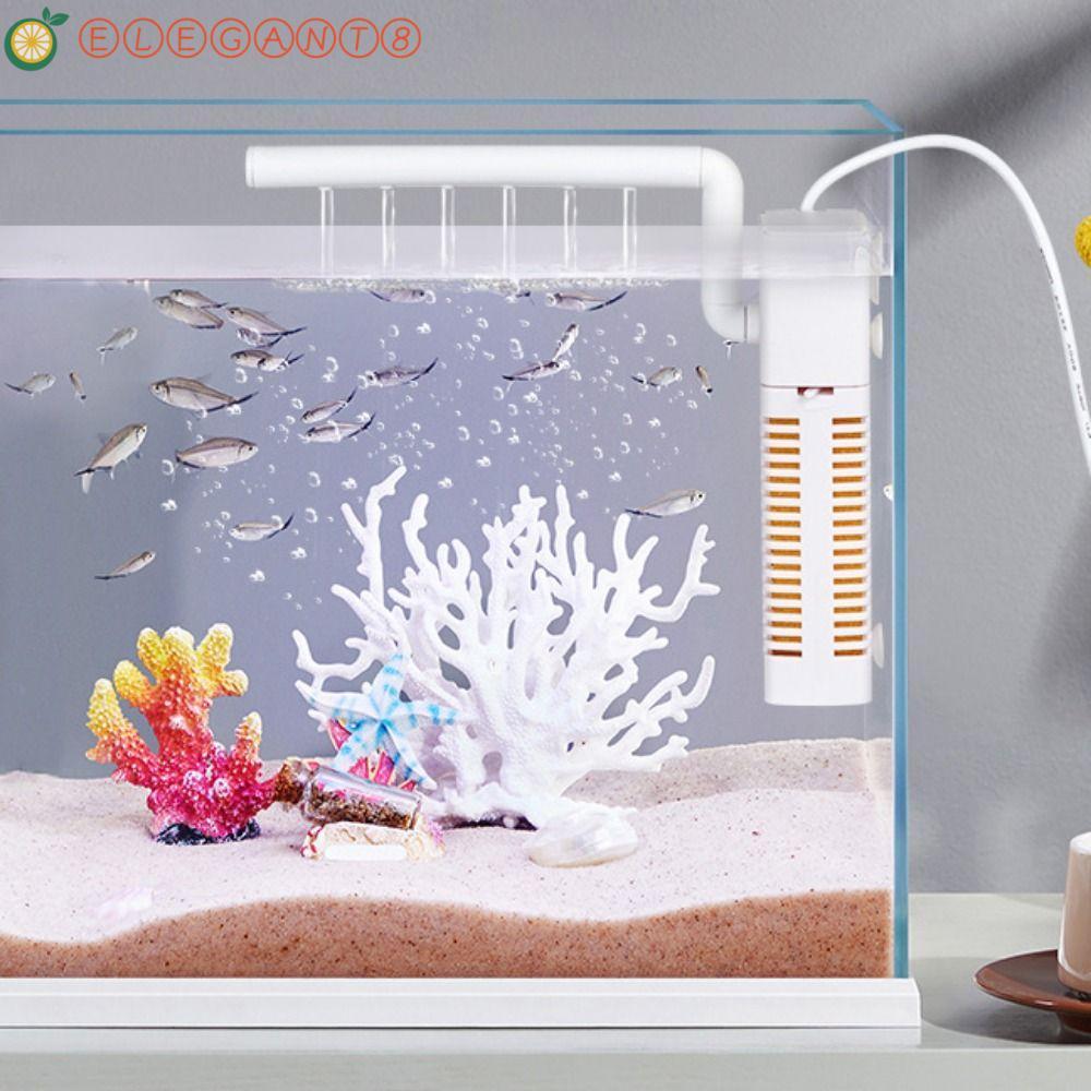 AELEGANT Submersible Aquarium Filter, USB Plastic Water Purifier, Fish ...