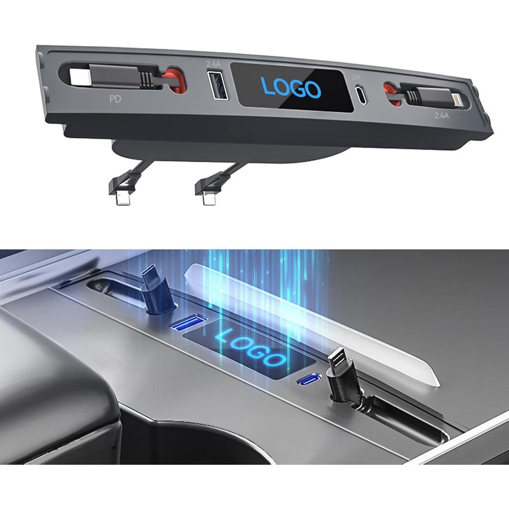 Center Console Smart Sensor Support, Retractable Hub Docking Station ...