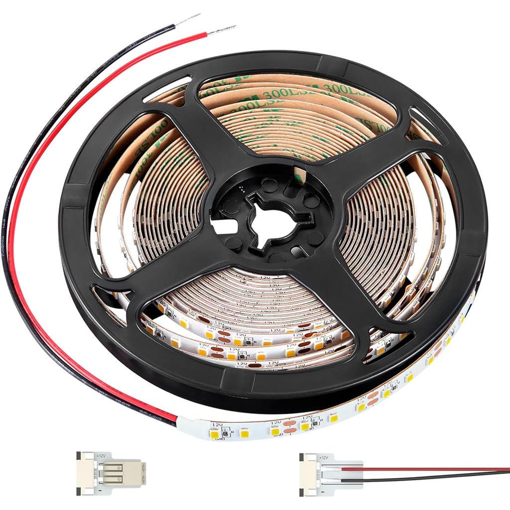 RV Flexible LED Strip Light 12V Dimmable Tape Light 16.4 ft 600 LEDs ...