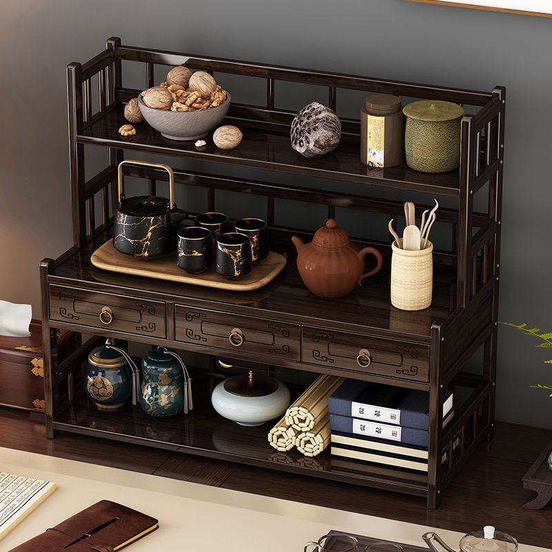 Desktop Bogu Rack Small Tea Rack Desktop Storage Display Rack Solid ...