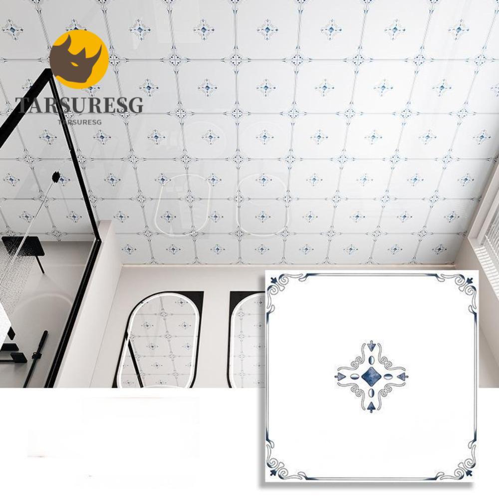 TARSURESG Ceiling Wallpaper, Removable DIY Self-Adhesive Tile Sticker ...