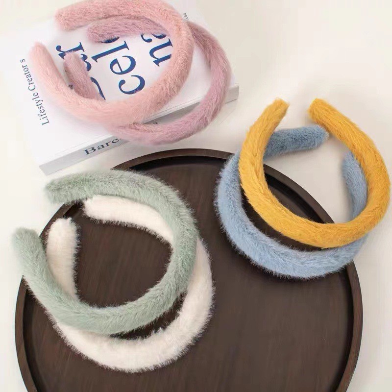 POPmaker Shop Bando Bulu Korean Style Elegan - Gambar 4