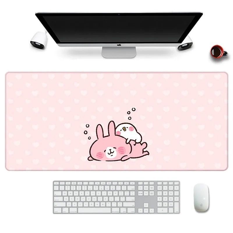 Cute Mouse Pad Large Size Writing Book Desktop Cartoon Oversized Game ...