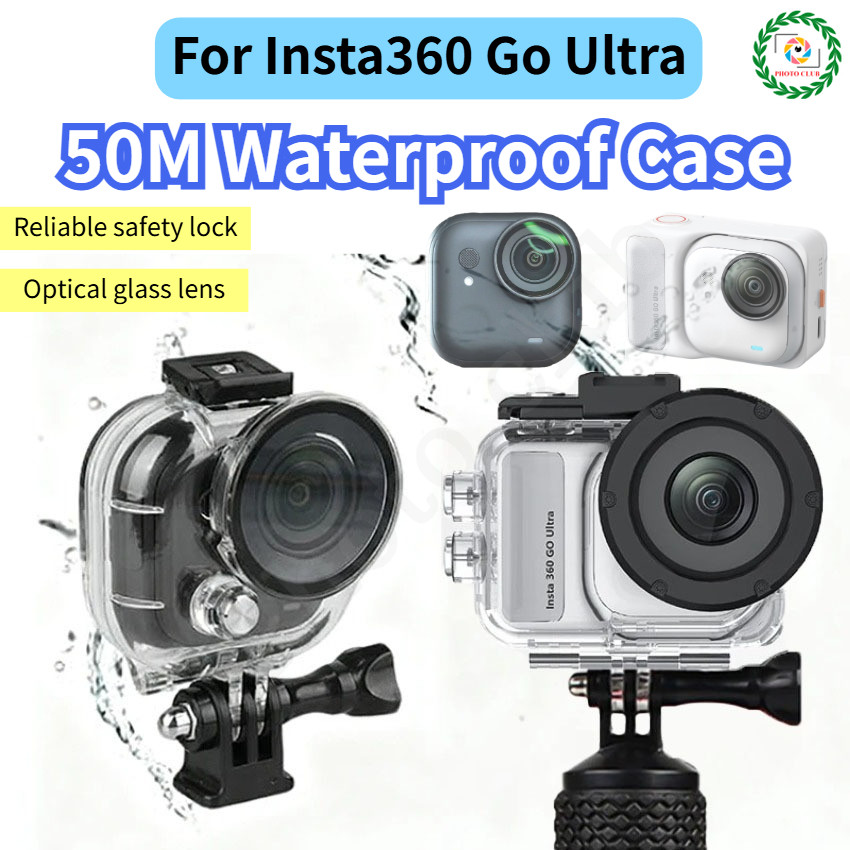 For Insta360 GO Ultra Waterproof Case Underwater 50M Diving Housing ...