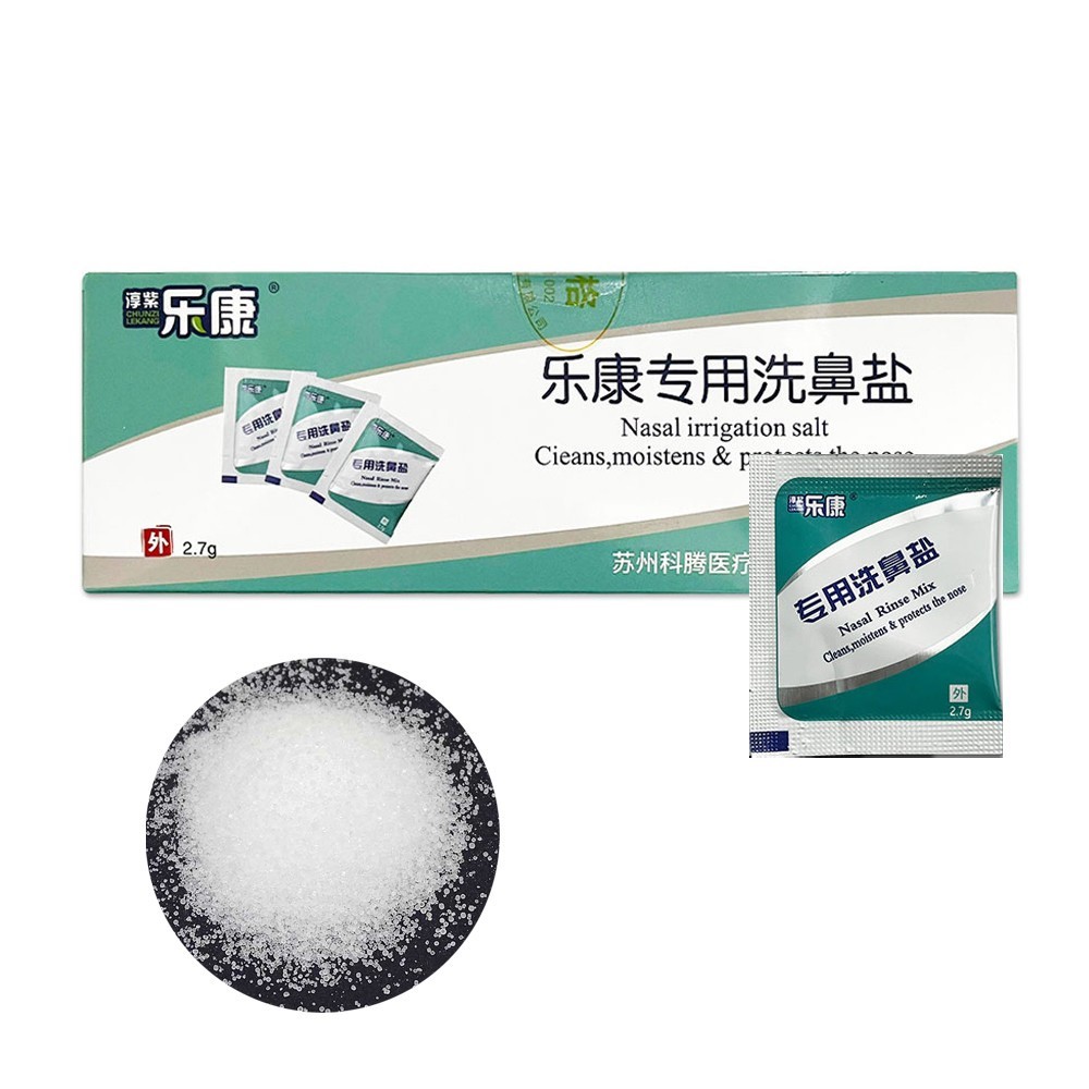 60Pack Nasal Salt Wash Sinus Allergies Nose Rinse Relief Saline Mix ...
