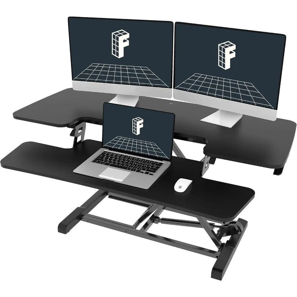 Standing Desk Converter Stand Up Desk Riser Height Adjustable Computer ...
