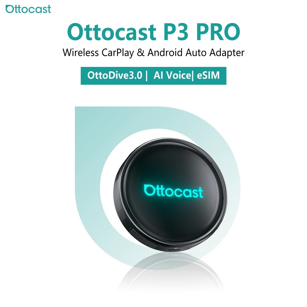 OTTOCAST P3 PRO AI Box Android 13 SM6225 8+128GB Wireless