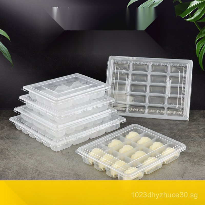 Freezer Safe Transparent Dumpling Box Tray for Frozen Dumplings ...