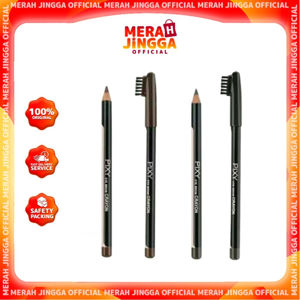 Pixy Eye Brow Crayon 1,14gr - Pensil Alis / Merah Jingga Official