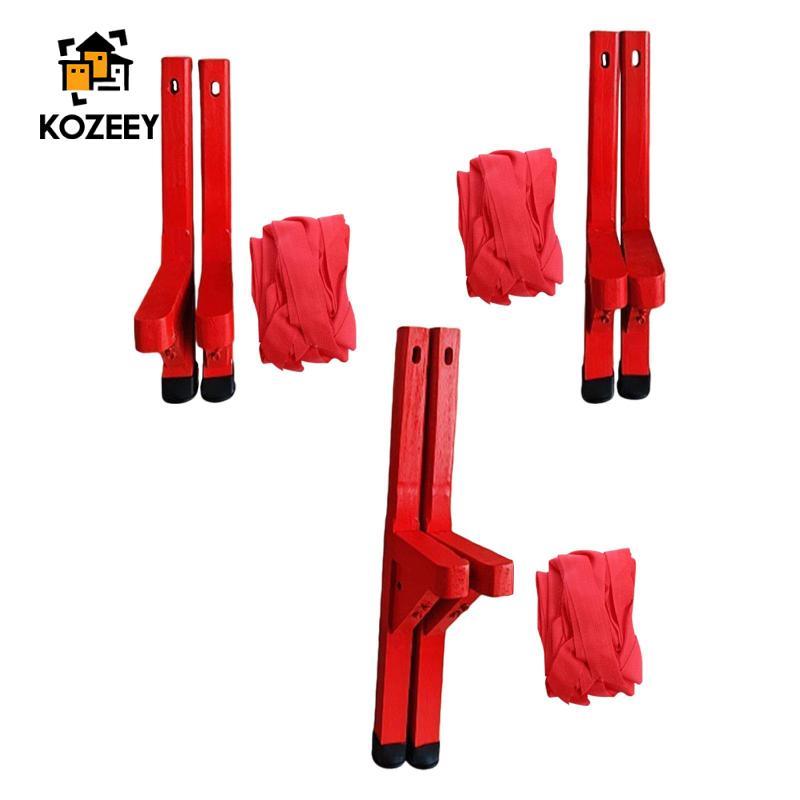 [kozeey] Wooden Stilts, Jumping Stilt Toys, Non-slip, Classic Folk ...