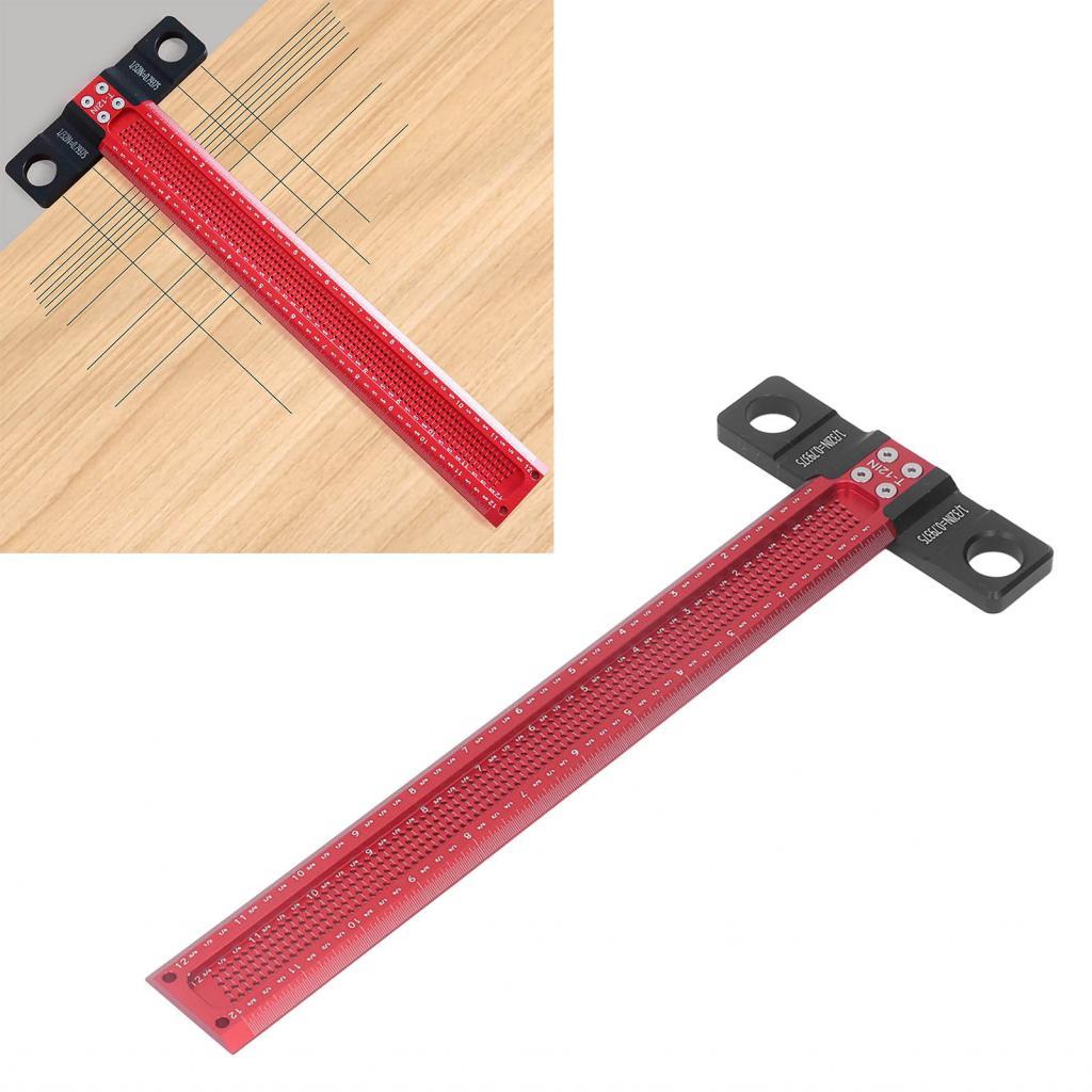 Woodworking Scriber T Square Ruler Aluminum Alloy Accurate Layout ...