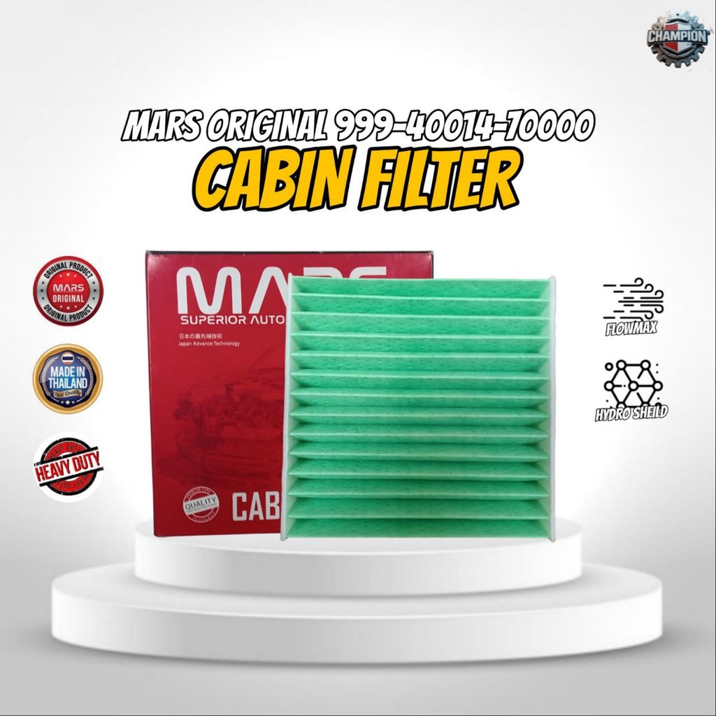 MARS CABIN FILTER PM2.5 ANTI BACTERIAL P2 MYVI LAGI BEST/MYVI 18 ABOVE ...