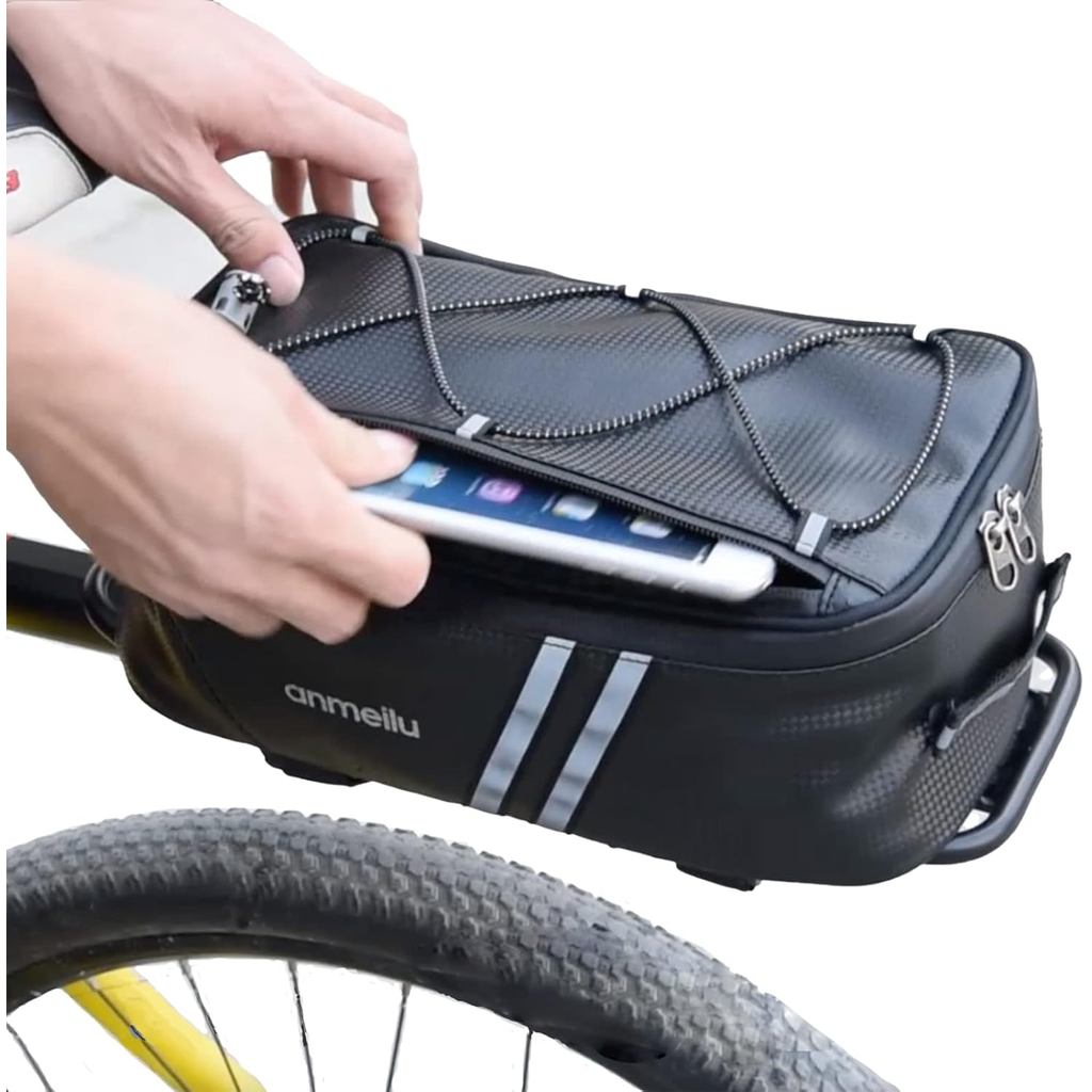 Bike Rack Bag Bike Bags for Bicycles Rear Rack Bike Trunk Bag Back Seat ...