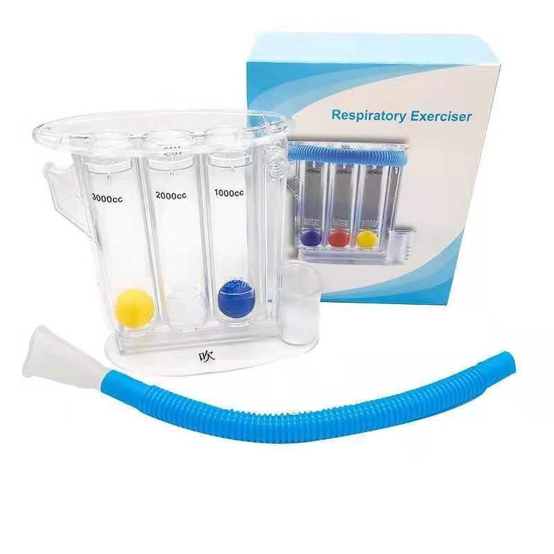 【礼品屋】3/ 4 Balls Triflow Volumetric Deep Breathing Exerciser Inspiratory ...