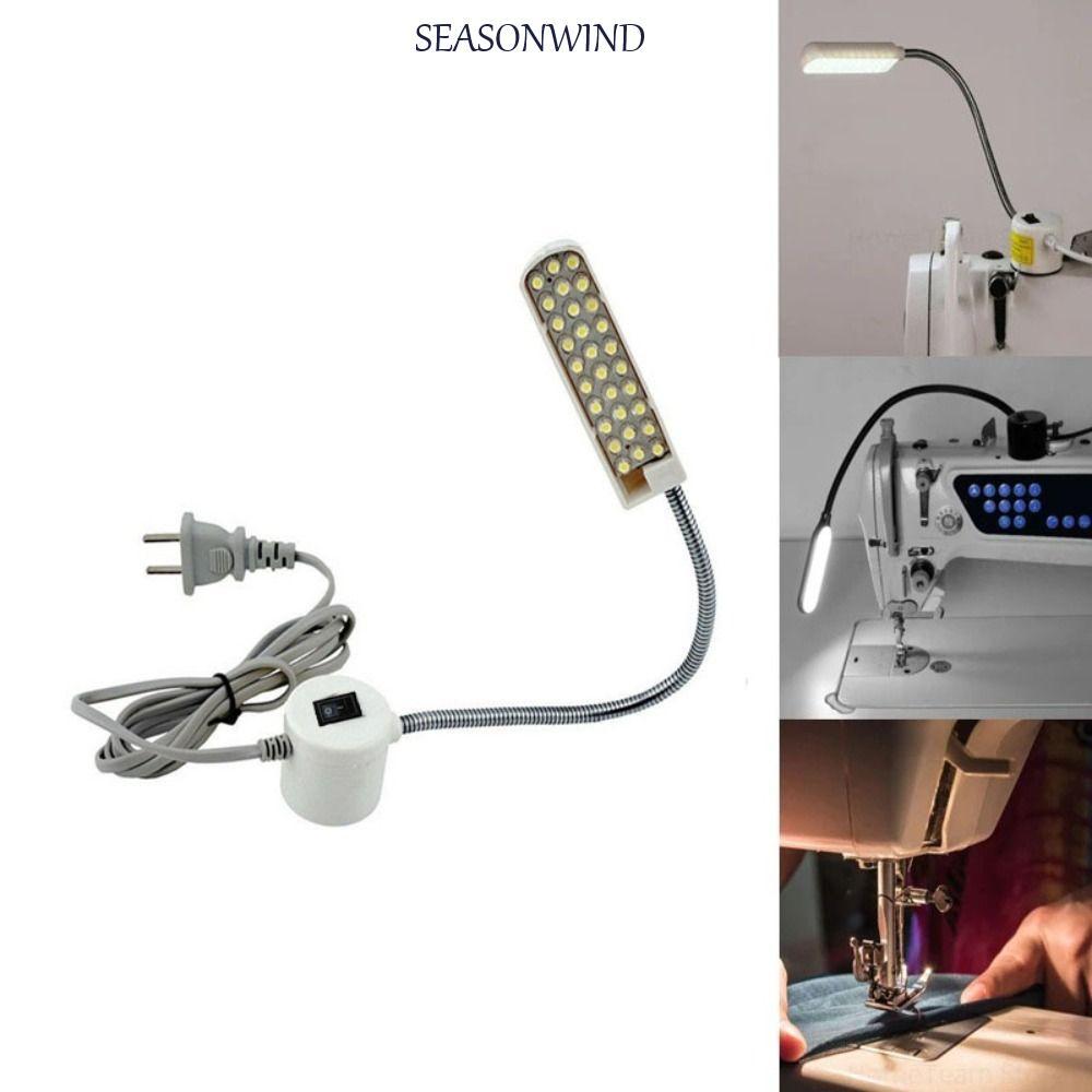 SEASONWIND Goose Neck Work Lamp, Flexible Adjustable Sewing|Light ...