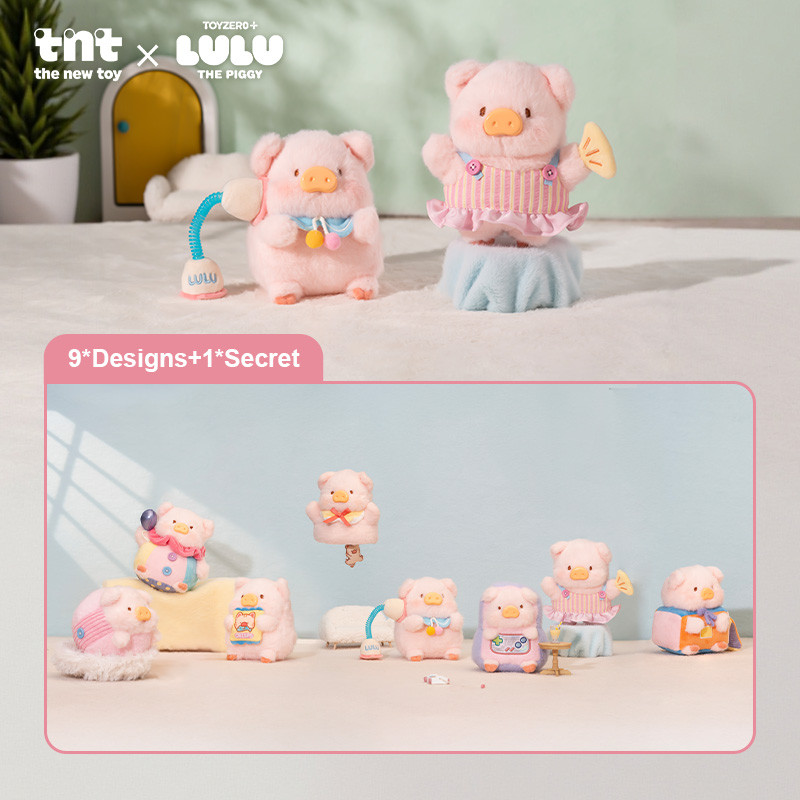 TNTSPACE x LuLu the Piggy Come Play Series Plush Pendant Blind Box