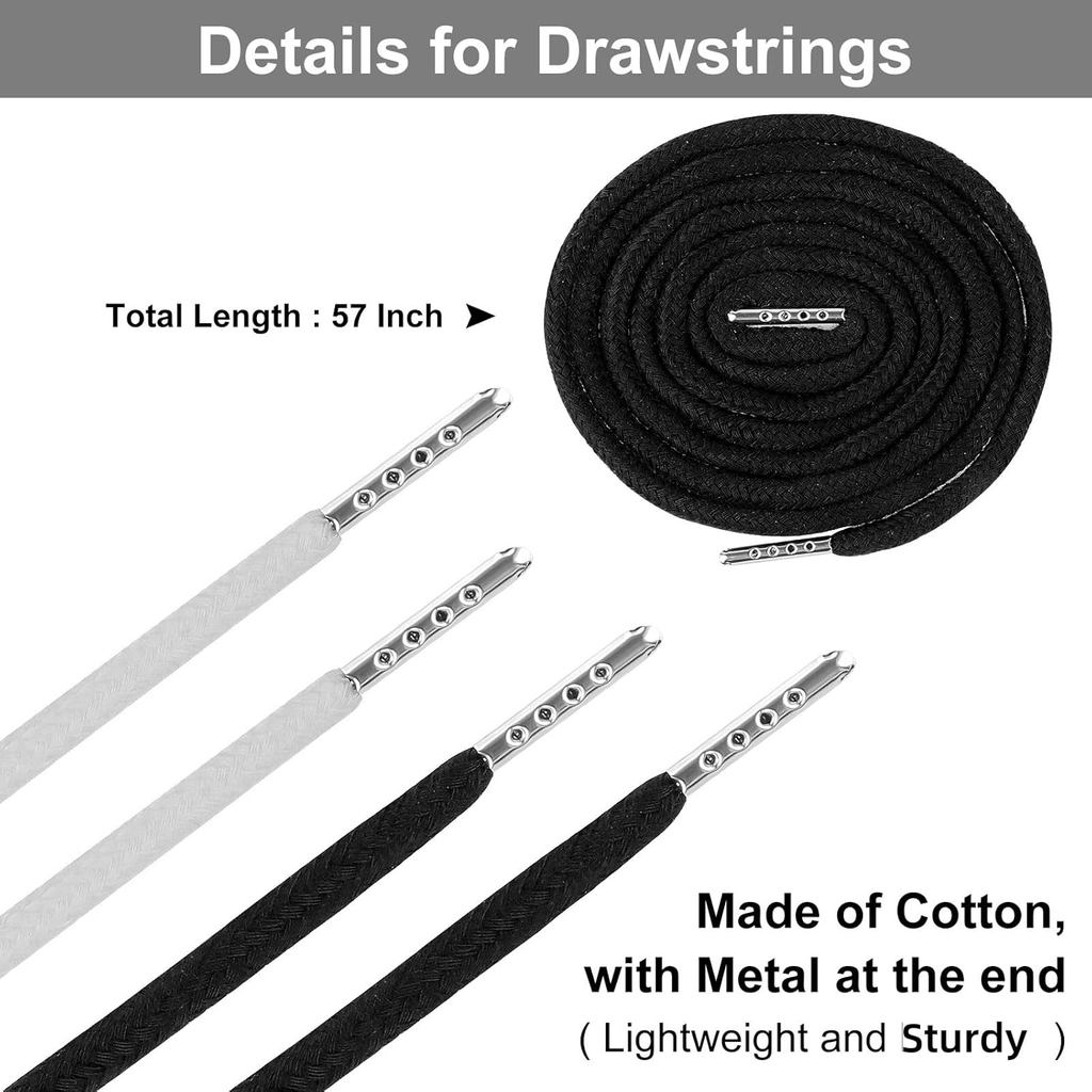 MiniRed 8PCS Drawstring Cord, Replacement Drawstring for Sweatpants, 57 ...
