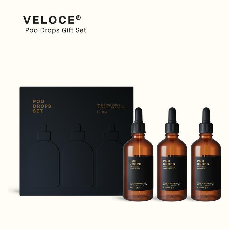 VELOCE Poo Drops Gift Set (Box Packaging) | Shopee Singapore
