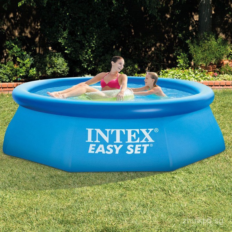 INTEX28120Dish-shaped Family Swimming Pool Inflatable Pool Round ...