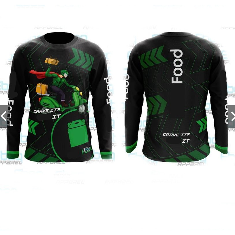 hot sale new fashion 2024ready stock t-shirt rider grab food jersi ...
