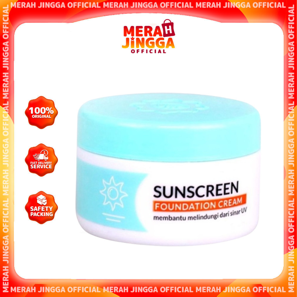 VIVA Sunscreen Foundation UV FILTER 22gr / Merah Jingga Official