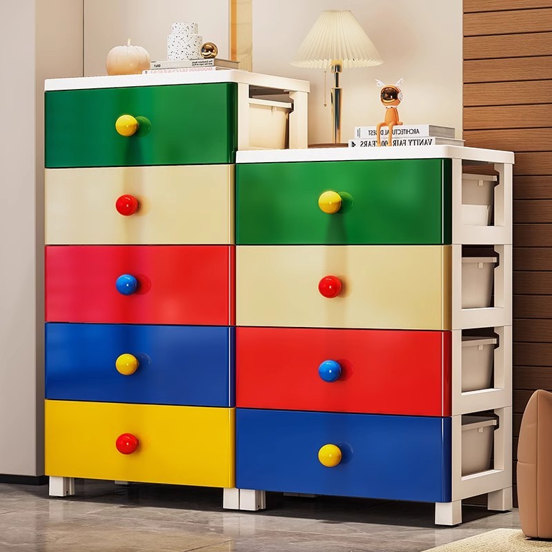 Magic Drawer 35cm Plastic Cabinet Underwear Storage Alternating Colors ...
