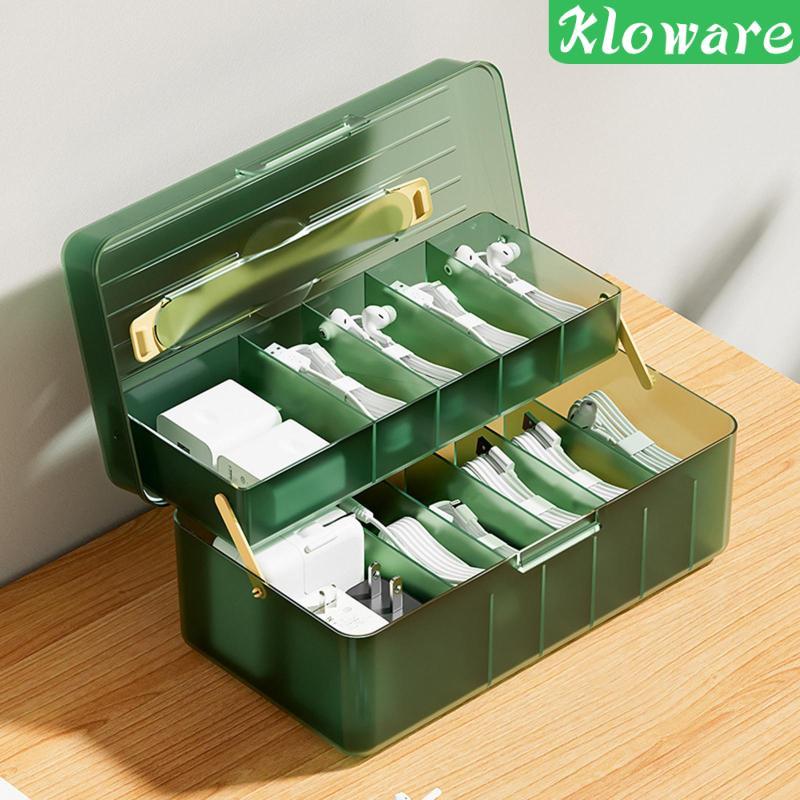 [Kloware] Cable Management Box, Cable Organization Box, Compact Cords ...