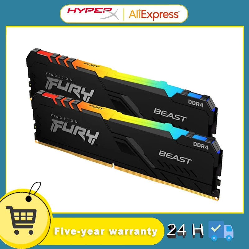 Hyperx Beast Rgb Gaming Memory 3200mhz 2666mhz Ram Dimm Xmp 16 8gb Pc4 ...