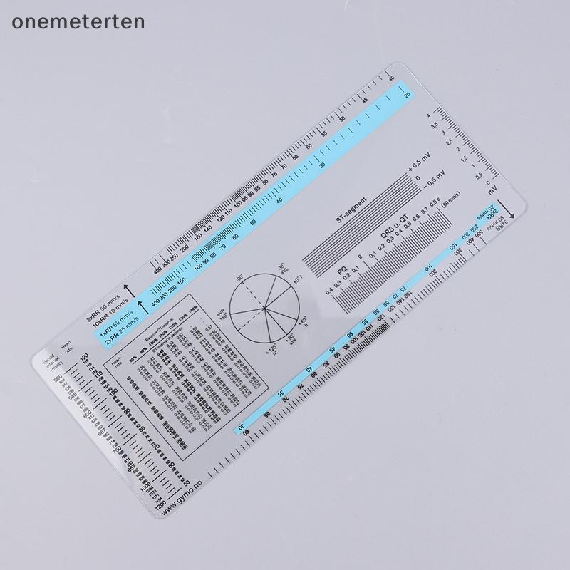 ont ECG Ruler ECG Student Pocket Reference Guide Electrocardiogram ...