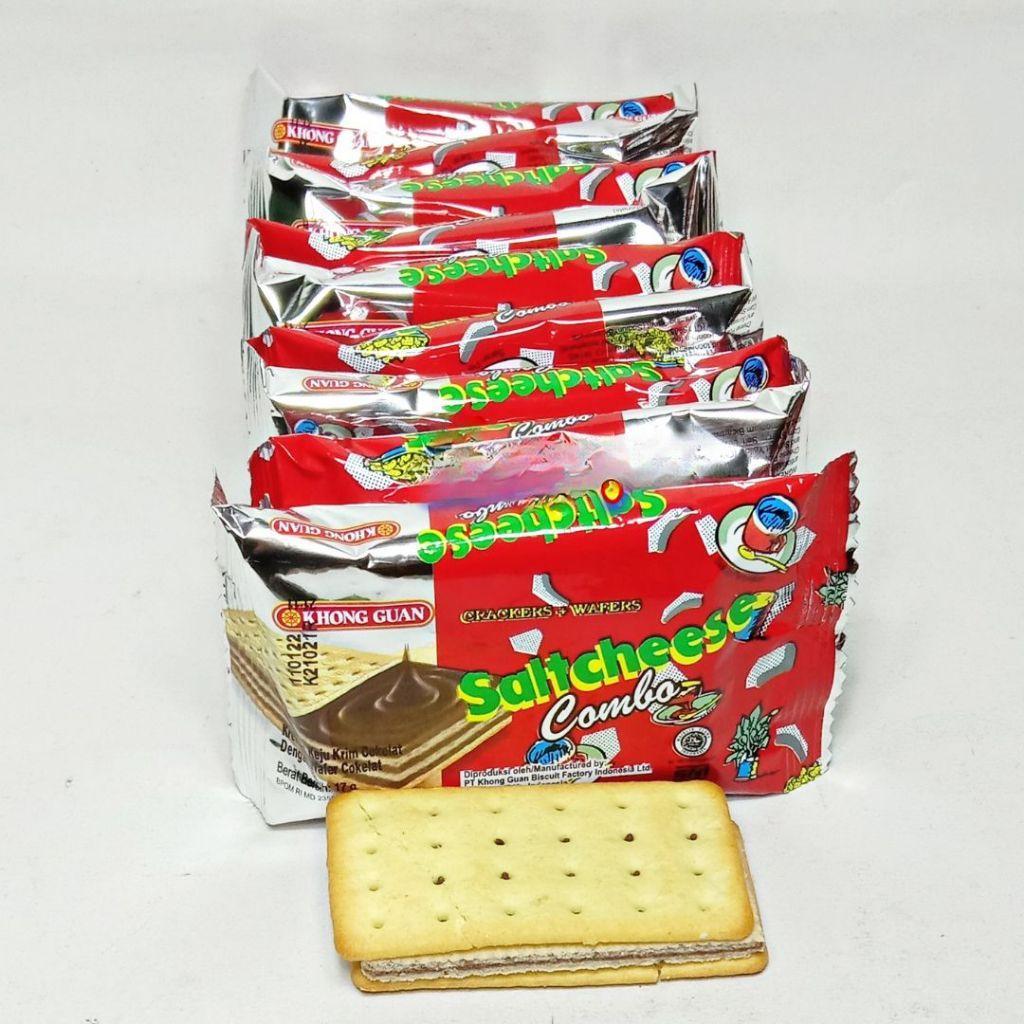 Khong Guan Saltcheese Combo - Netto 10 bks x 20 gr - Gambar 3