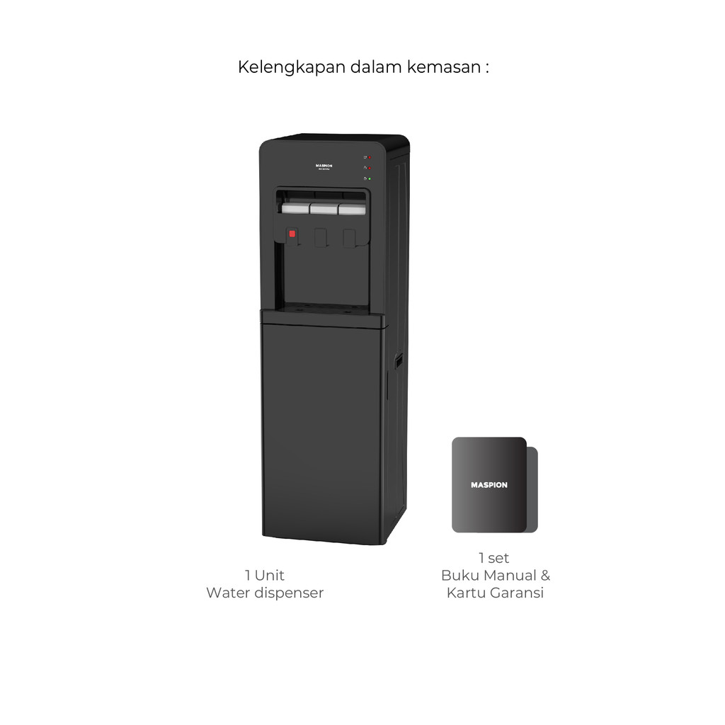 Maspion Standing Dispenser Galon Bawah Normal Hot and Cold MD-121 PAS - Gambar 4