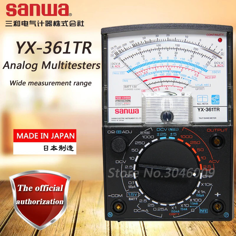 Japan sanwa YX-361TR Analog multimeter, pointer multi-function / multi ...