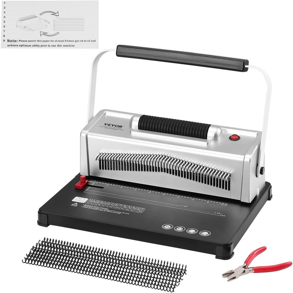 Yunhe Spiral Binding Machine, Manual Binding Machine with Electric ...