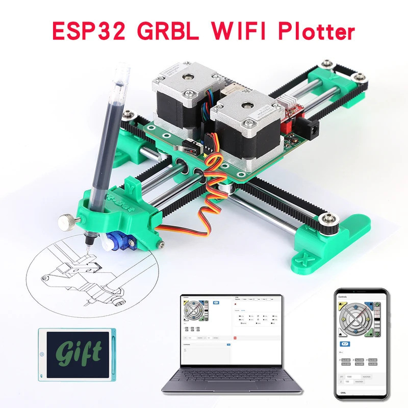Grbl ESP32 WIFI DIY Assembled XY Plotter Pen Drawing Robot Drawing ...