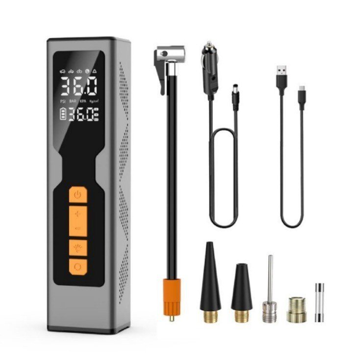 Wireless Dual Display Car Smart Dual Air Pump High Power Inflator for ...
