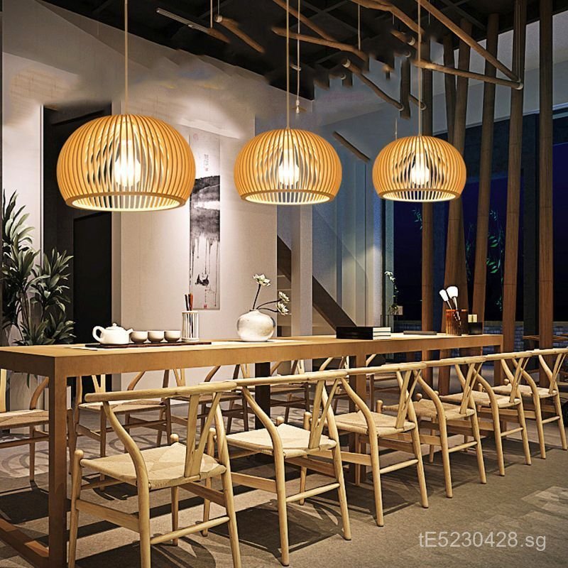 Single Head Living Room Modern Minimalist Dining Room Birdcage Wooden ...