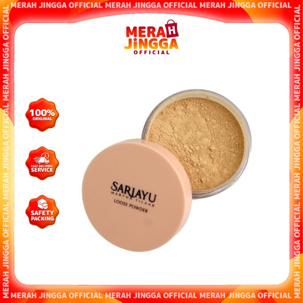 Sariayu Loose Powder 14gr - Bedak Tabur - Sari Ayu / Merah Jingga Official